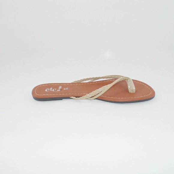 Rue21 Tan/Brown Flat Sandals Sizes 6-9 - Picture 6 of 8